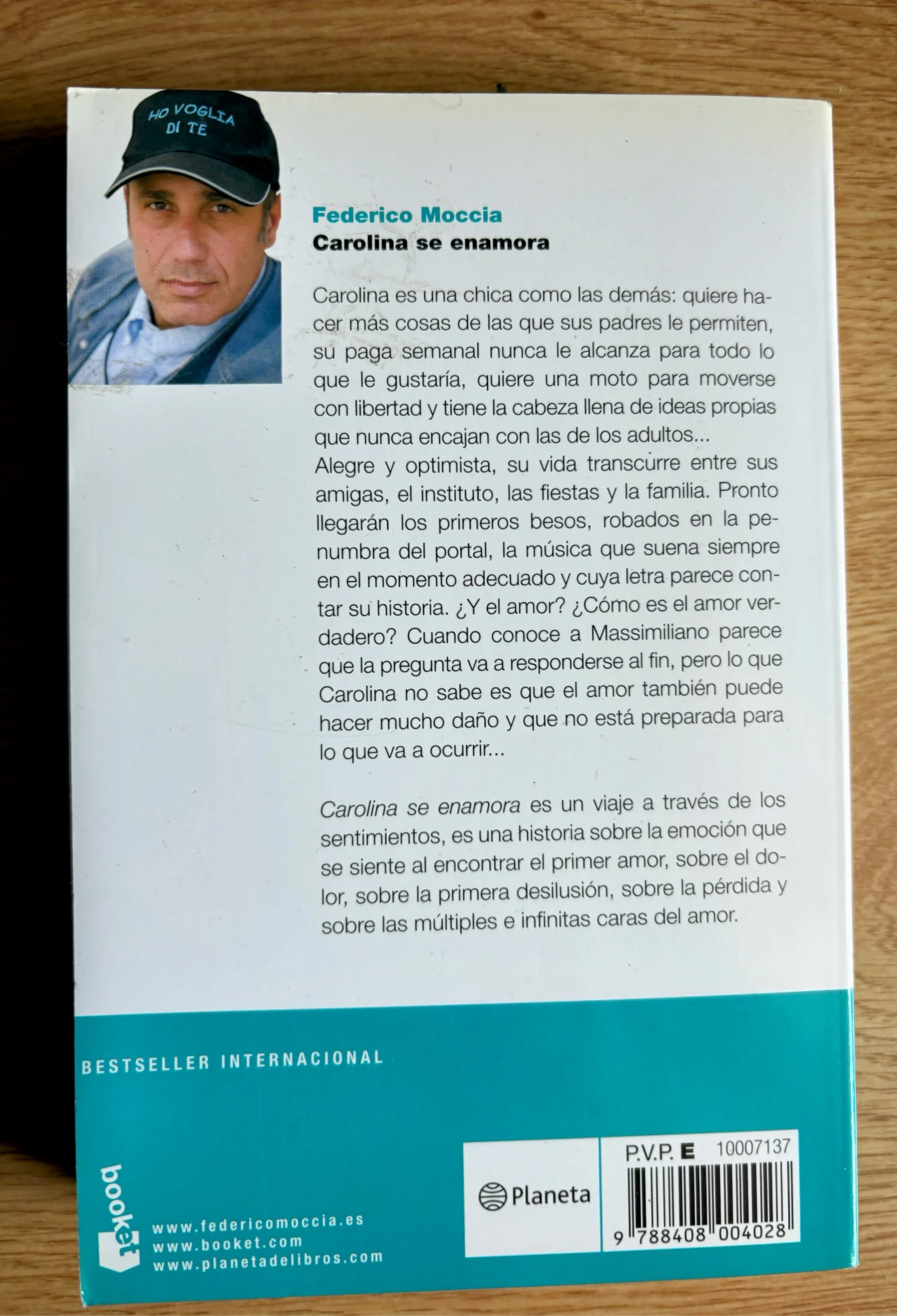 Carolina Falls in Love – Federico Moccia | Romantic Novel | Very Good Condition – photo 2